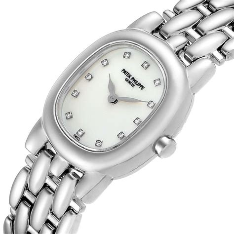 ladies patek philippe ellipse white gold|Patek Philippe Golden Ellipse .